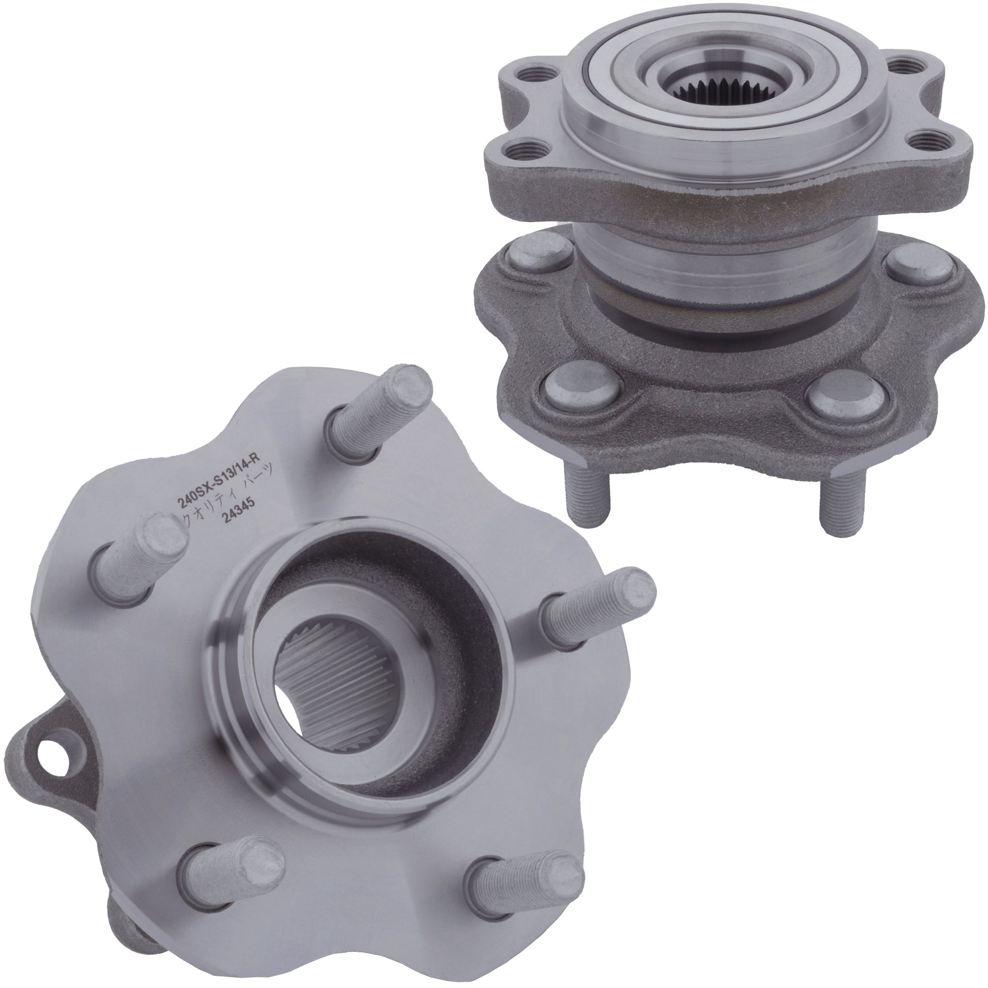 Nissan 240SX S13 Front Wheel Hub 5 Lug Conversion Kit (Front + Rear) x4
